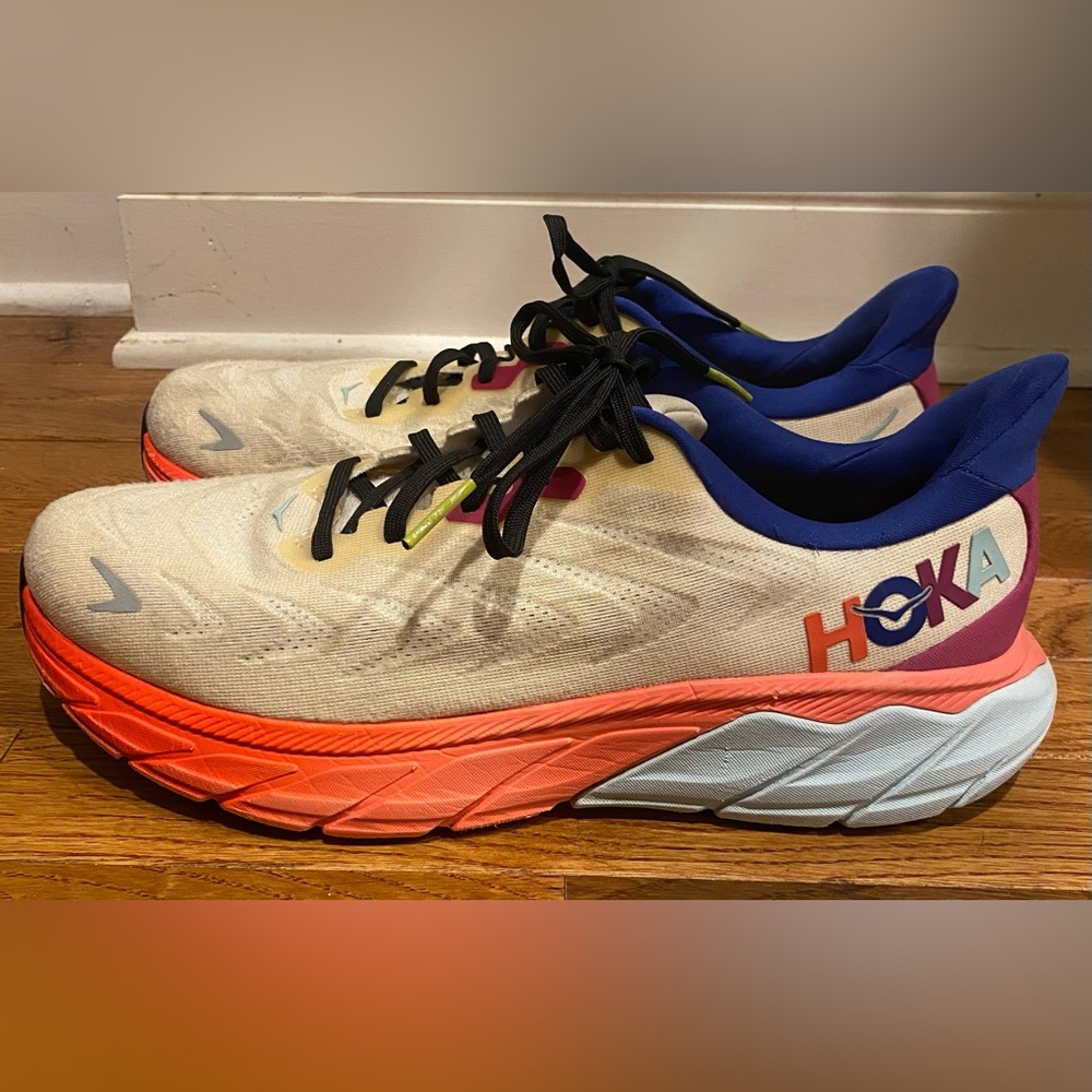 HOKA ARAHI 6 MEN'S ULTRA MARATHON CUSHIONED RUNNING SHOES SIZE 10.5D SNEAKERS